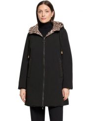 Betty Barclay Dwustronny płaszcz w kolorze beżowo-czarnym rozmiar: 46. Brązowe płaszcze Betty Barclay, bez wzorów, bez kaptura. Za 589.95 zł.