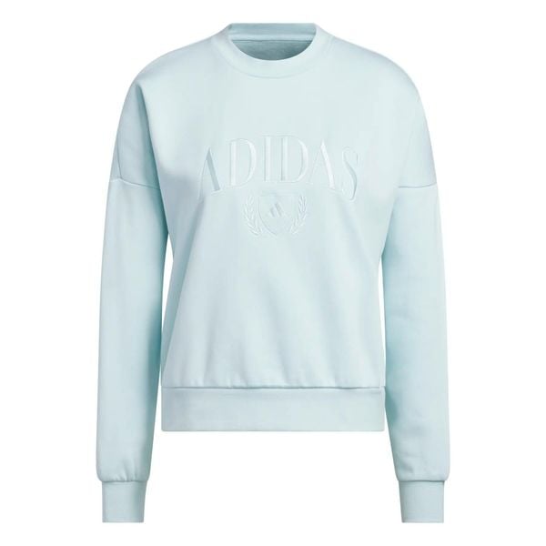 Bluza damska adidas Cozy Holiday. Niebieskie bluzy adidas, xs, bez wzorów, z materiału, wizytowe, bez ramiączek, bez kaptura. Za 243.00 zł.
