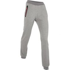 Spodnie sportowe, długie bonprix szary melanż. Spodnie dresowe marki bonprix. Za 74.99 zł.