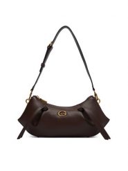 Guess Torebka Allegra HWBG22 37180 Brązowy ciemny. Brązowe torebki klasyczne Guess, z aplikacjami, ze skóry, bez dodatków. Za 544.99 zł.