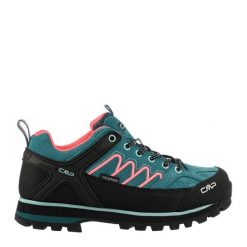 Damskie buty trekkingowe górskie ze skóry zamszowej VIBRAM CMP MOON LOW. Czarne buty trekkingowe CMP, ze skóry, bez zapięcia. Za 472.30 zł.