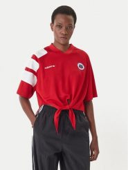 Adidas T-Shirt Chile Reconstructed Bringback KD0968 Czerwony Loose Fit. Czerwone t-shirty adidas, l, bez wzorów, z syntetyku, bez kołnierzyka, bez ramiączek. Za 399.99 zł.