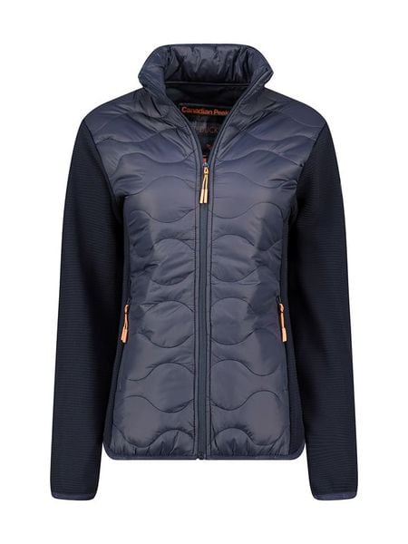 Canadian Peak Kurtka polarowa "Tahitieak" w kolorze granatowym rozmiar: S. Niebieskie kurtki Canadian Peak, s, z aplikacjami, z materiału, bez kaptura. Za 148.26 zł.