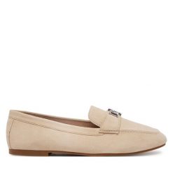 Mokasyny LAUREN RALPH LAUREN. Brązowe mokasyny Lauren Ralph Lauren, bez wzorów. Za 559.99 zł.