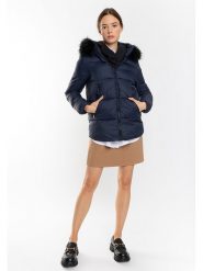 Northwood Kurtka zimowa "Iliana" w kolorze granatowym rozmiar: M. Niebieskie kurtki Northwood, na zimę, m, bez wzorów, z puchu, bez kaptura. Za 195.99 zł.