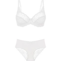Biustonosz + figi "panty" (2 części) bonprix ecru. Bokserki damskie marki KALENJI. Za 59.99 zł.