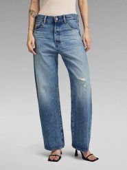 G-Star Dżinsy - Boyfriend fit - w kolorze niebieskim rozmiar: W25/L30. Niebieskie jeansy G-Star, l, z aplikacjami, klasyczne. Za 224.52 zł.