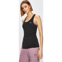 Under Armour - Top. Czerwone topy Under Armour, m, bez wzorów, z dzianiny, bez kołnierzyka, bez ramiączek. W wyprzedaży za 99.90 zł.