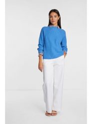 Rich & Royal Sweter w kolorze niebieskim rozmiar: XL. Niebieskie swetry Rich & Royal, xl, bez wzorów, ze splotem, bez ramiączek. Za 154.07 zł.