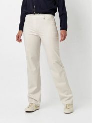 Relaxed by TONI Spodnie materiałowe w kolorze kremowym rozmiar: W24. Brązowe spodnie materiałowe Relaxed by TONI, bez wzorów, z materiału. Za 152.99 zł.