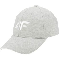 Czapka z daszkiem damska CAD002 - chłodny jasny szary melanż. Czapki z daszkiem marki 4f. Za 39.99 zł.