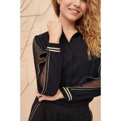 Koszula Damska Vivienne BS Czarny / Lampas. Czarne koszule blue shadow, m, bez wzorów, z poliesteru, bez kołnierzyka, bez ramiączek. Za 299.90 zł.