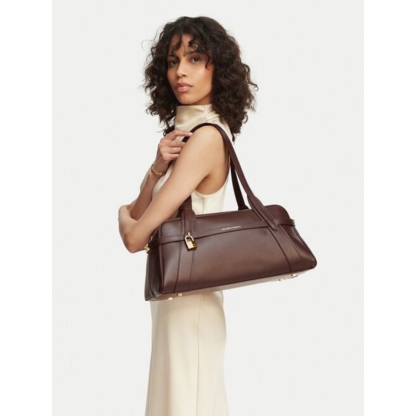 Torebka Elisabetta Franchi. Brązowe torebki klasyczne Elisabetta Franchi, bez wzorów, klasyczne, bez dodatków. Za 2,547.99 zł.