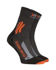 Skarpety trekkingowe X-Socks Trek Outdoor Low Cut 4.0. Szare skarpetki X-Socks, bez wzorów, z materiału. Za 60.00 zł.