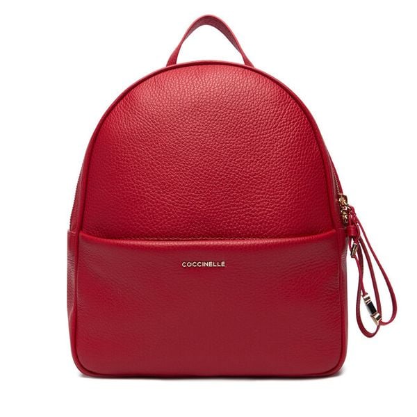 Plecak Coccinelle. Czerwone plecaki Coccinelle, bez wzorów, bez dodatków. Za 1,289.00 zł.