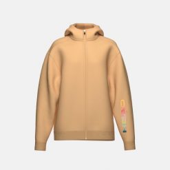 RALLY Damska Bluza z Kapturem na Zamek. Brązowe bluzy Head, bez wzorów, z dzianiny, sportowe, bez ramiączek, z kapturem. Za 300.00 zł.