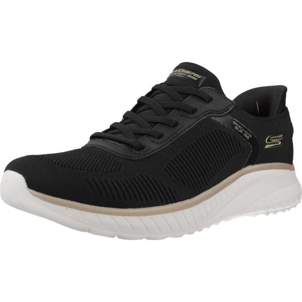 Buty SKECHERS BOBS SQUAD CHAOS Czarny. Czarne buty do biegania Skechers, bez wzorów, z materiału, bez zapięcia, do biegania. Za 315.99 zł.