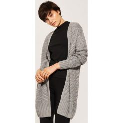 Kardigan - Szary. Swetry marki INESIS. W wyprzedaży za 49.99 zł.