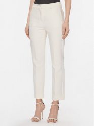 Weekend Max Mara Spodnie materiałowe Rana 2415131021 Écru Slim Fit. Spodnie materiałowe Weekend Max Mara, bez wzorów, z materiału. Za 539.99 zł.