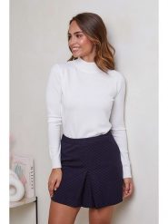 Soft Cashmere Sweter w kolorze białym rozmiar: 34/36. Białe swetry Soft Cashmere, bez wzorów, z kaszmiru, klasyczne, bez ramiączek. Za 103.72 zł.