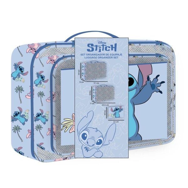 Torba podróżna Stitch Niebieski. Niebieskie torby podróżne Disney, bez wzorów, z poliesteru. Za 157.00 zł.