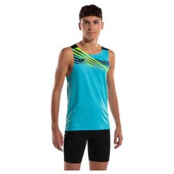 Tank top Joma Elite X. Czarne topy Joma, bez wzorów, bez kołnierzyka, bez ramiączek. W wyprzedaży za 115.15 zł.