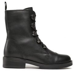 Botki Gabor. Czarne botki Gabor, bez wzorów, bez obcasa, na płaskiej podeszwie, bez zapięcia. Za 439.99 zł.