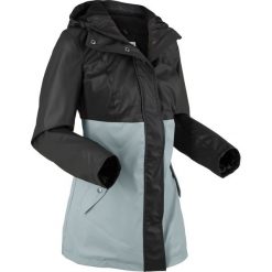 Kurtka funkcyjna przeciwdeszczowa, z kolekcji Maite Kelly bonprix czarno-srebrnoszary. Kurtki marki bonprix. Za 99.99 zł.