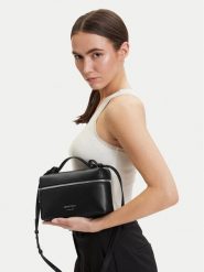 Emporio Armani Torebka EW004564 AF19229 UC001 Czarny. Czarne listonoszki Emporio Armani, bez wzorów, ze skóry, bez dodatków. Za 1,389.00 zł.