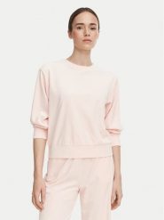 Guess Bluza O6BQ02 K5062 Różowy jasny Regular Fit. Czerwone bluzy Guess, s, z aplikacjami, z syntetyku, bez ramiączek, bez kaptura. Za 264.99 zł.