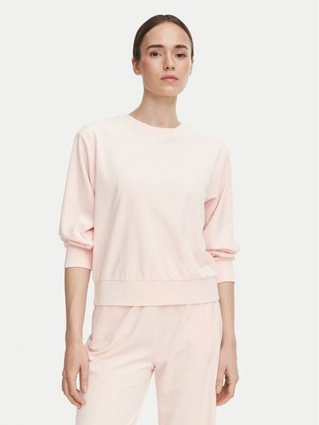 Guess Bluza O6BQ02 K5062 Różowy jasny Regular Fit. Czerwone bluzy Guess, m, z aplikacjami, z syntetyku, bez kaptura. Za 264.99 zł.