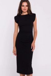 Dopasowana sukienka ołówkowa bez rękawów czarna dzianina. Czarne sukienki Stylove, s, bez wzorów, z dzianiny, eleganckie, bez kołnierzyka, bez ramiączek, midi, bodycon. Za 309.00 zł.