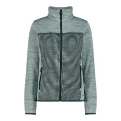 Techniczna polarowa bluza z zamkiem kobiet CMP. Niebieskie bluzy bez kaptura CMP, s, bez wzorów, z materiału, bez kaptura, trekkingowe. Za 283.00 zł.