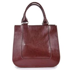 Torebka skórzana kuferek DAN-A T228 koniakowa. Torebki klasyczne DAN-A, bez wzorów, ze skóry, bez dodatków. Za 299.99 zł.