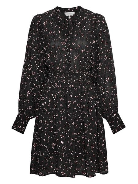MOSS COPENHAGEN Sukienka "Orabella" w kolorze czarnym rozmiar: XS. Czarne sukienki Moss Copenhagen, xs, bez wzorów, z wiskozy, bez kołnierzyka, bez ramiączek, mini. Za 188.85 zł.