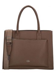 Charm Torebka w kolorze brązowym - 40 x 32 x 13 cm rozmiar: onesize. Brązowe torebki klasyczne Charm, bez wzorów, z materiału, na ramię, bez dodatków. Za 171.28 zł.