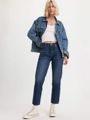 Levi´s Dżinsy - Regular fit - w kolorze granatowym rozmiar: W25/L26. Niebieskie jeansy l, z aplikacjami, z bawełny, klasyczne. Za 199.49 zł.