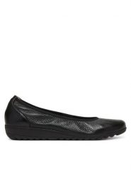 Caprice Baleriny 9-22161-44 Czarny. Czarne baleriny Caprice, bez wzorów, ze skóry, bez obcasa, bez zapięcia. Za 265.99 zł.