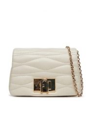 Furla Torebka 1927 Mini Soft WE00735 BX3221 PNN00 Écru. Kopertówki Furla, bez wzorów, ze skóry, wizytowe, bez dodatków. Za 989.99 zł.