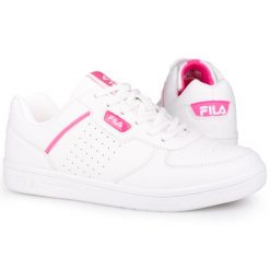Buty damskie sportowe Fila C. COURT TEENS. Białe buty sportowe lifestyle Fila, bez wzorów, bez zapięcia, trekkingowe. Za 109.99 zł.
