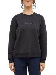 Haglöfs Bluza w kolorze czarnym rozmiar: L. Czarne bluzy bez kaptura Haglöfs, l, bez wzorów, z bawełny, bez kaptura. Za 269.95 zł.