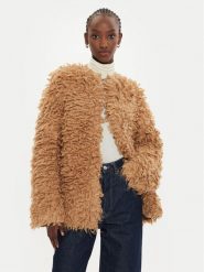 Pinko Kardigan Filante Cappoto 103928 A22B Brązowy Regular Fit. Brązowe swetry Pinko, s, bez wzorów, z syntetyku, bez ramiączek. Za 699.99 zł.
