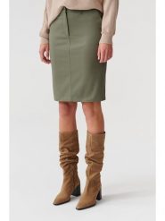 TATUUM Spódnica w kolorze khaki rozmiar: 38. Brązowe spódnice Tatuum, bez wzorów, z bawełny, midi. Za 101.47 zł.