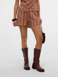 Vero Moda Szorty w kolorze beżowym ze wzorem rozmiar: S. Brązowe szorty Vero Moda, bez wzorów. Za 61.60 zł.