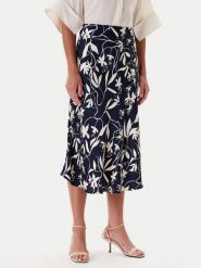 Tatuum Spódnica midi Satini 2 T2508.177 Granatowy Regular Fit. Niebieskie spódnice Tatuum, bez wzorów, z syntetyku, midi. Za 229.99 zł.