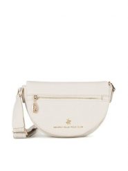 Beverly Hills Polo Club Torebka BHPC-C-009-07 Beżowy. Brązowe listonoszki Beverly Hills Polo Club, bez wzorów, z tworzywa sztucznego, bez dodatków. Za 179.99 zł.