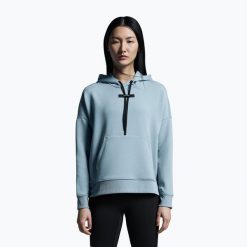 Bluza damska On Hoodie. Niebieskie bluzy On, l, bez wzorów, z elastanu, bez ramiączek, bez kaptura. Za 429.99 zł.