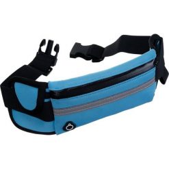 Nerka niebieska unisex WB-SPORT-5600 BLUE. Niebieskie nerki i saszetki bez wzorów, z materiału, sportowe, bez dodatków. Za 19.99 zł.