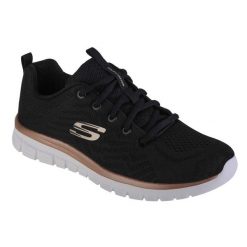 Buty sportowe damskie Skechers Get Connected. Czarne buty sportowe lifestyle Skechers, bez wzorów, z materiału, sportowe, bez zapięcia, skechers sport. Za 390.00 zł.