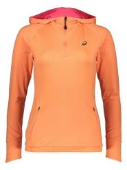 Asics Bluza sportowa w kolorze pomarańczowym rozmiar: M. Pomarańczowe bluzy z kapturem ASICS, m, bez wzorów, bez kaptura, outdoorowe. Za 125.85 zł.